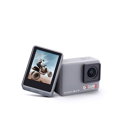 Digitek DAC 002 5K Ultra HD Action Camera - 24MP, 100ft Waterproof, 128GB Support, Dual 1350mAh Batteries, EIS Stabilization, HDMI Output