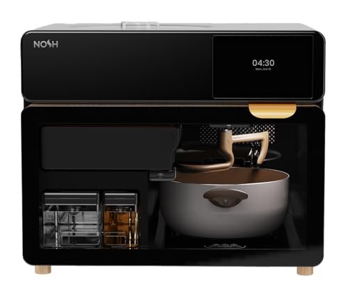 Nosh AI Cooking Robot | Recipe-Driven AI Cooking Machine I 500+ Recipes I Remote Cooking I Hands-Free Meals