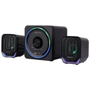 ZEBRONICS Pluto 2-2.1 Channel Desktop Speaker with 15 watts Output, Bluetooth 5.0, USB, mSD,