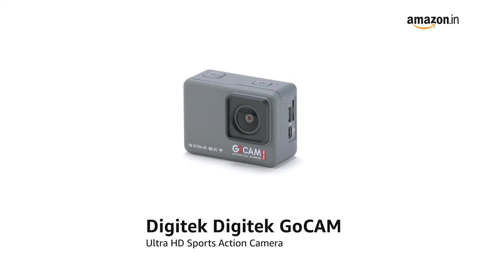 Digitek DAC 002 5K Ultra HD Action Camera - 24MP, 100ft Waterproof, 128GB Support, Dual 1350mAh Batteries, EIS Stabilization, HDMI Output - Image 2