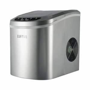 Carysil Joy Portable Compact Countertop Ice Maker, Makes 9 Ice Cubes Per Cycle, 12kg/24h Quick Ice Production