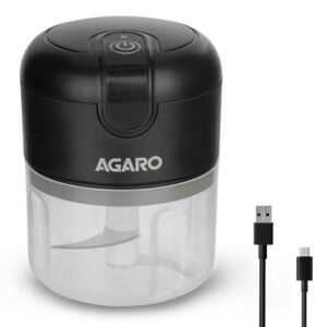 AGARO Elite Rechargeable Mini Electric Chopper, Food Grade Bow