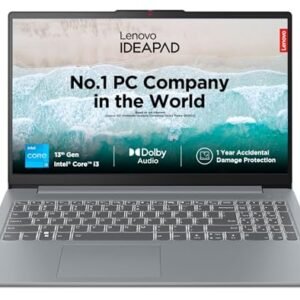 Lenovo IdeaPad Slim 3, Intel Core i3 13th Gen 1315U, 8GB RAM, 512GB SSD, FHD 15.6"(39.6cm), Windows 11