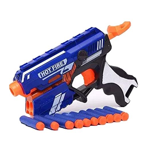 Toy Imagine Blaze Storm Gun for Kids 6-12 – Air Soft Toy Gun Pistol with 10 Suction Darts – Shooting Game for Boys 7-14 Years