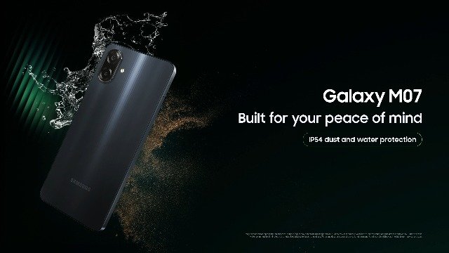 Samsung Galaxy M07 (Black, 4GB RAM, 64GB Storage) | MediaTek Helio G99 | IP54 Rating - Image 2