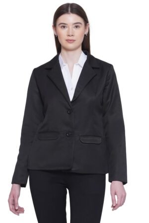Women's Formal Blazer | Regular Fit | Full Sleeve with 2 Front Pocket Ultra Light Fabric | Office/Meetings