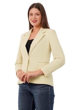 SaintX Women's Premium Blazer | Fully Lined | Regular Fit | 4-Way Stretchable