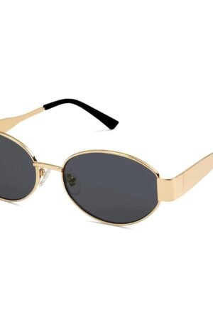 Dervin Fashionable Retro Oval Sunglasses for Women