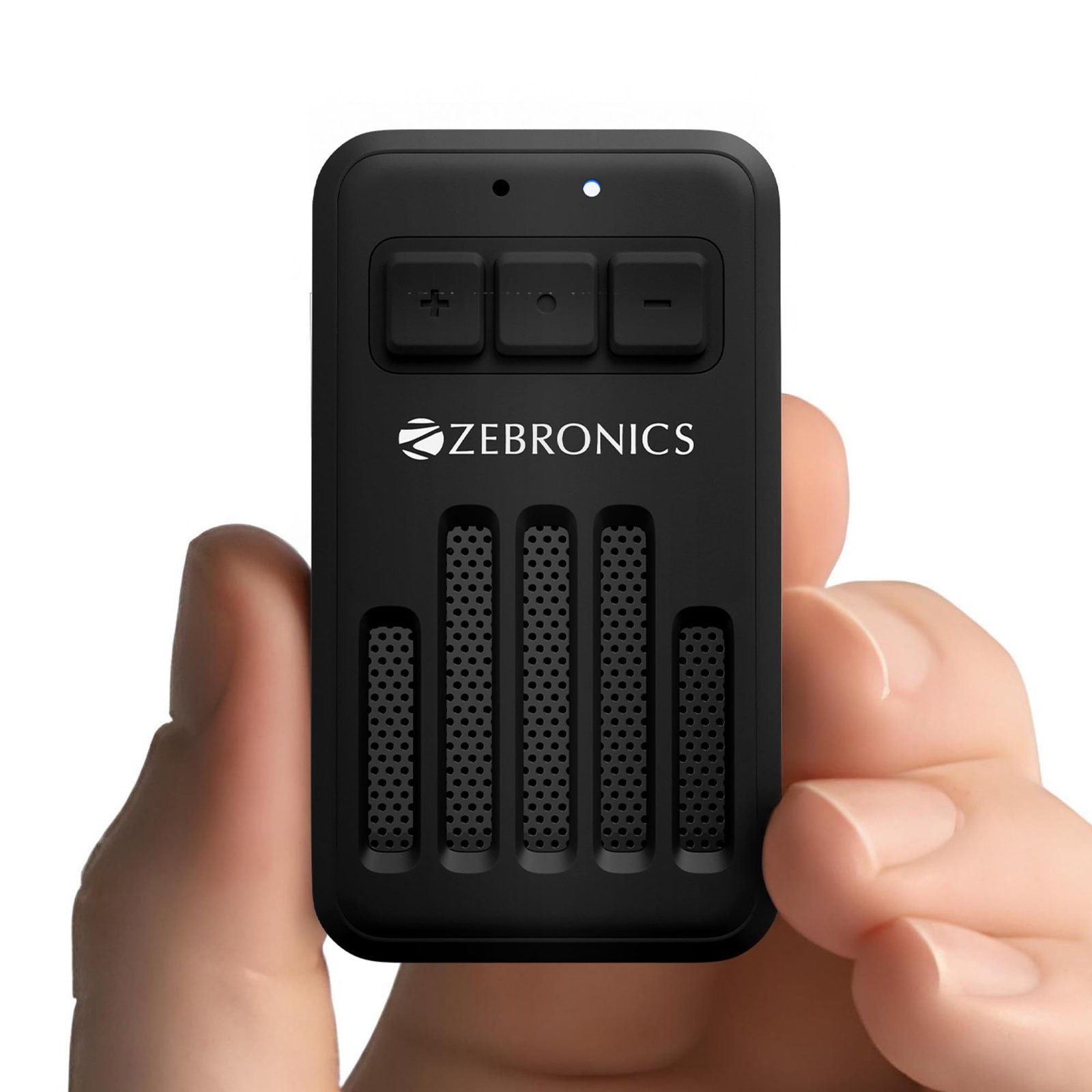 ZEBRONICS Clipper, 4 Watts, Wearable Bluetooth Speaker with Mic, Magnetic Clip-On, Upto 20 Hours Playback, Bluetooth v5.3, Carry Loop