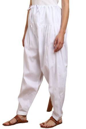 SHREEJI One Side Pocket Cotton Semi Patiala Salwar Free Size Fit up to XXL