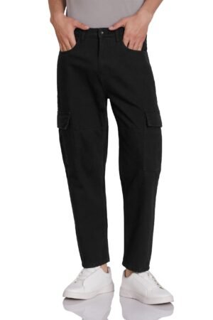 Symbol Men's Baggy Cargo Jeans (Loose Fit | 100% Cotton)