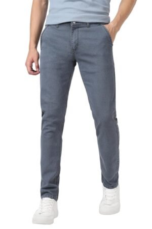 Urbano Fashion Men's Slim Fit Black Stretch Jeans