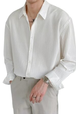 Men's Formal Button Down Shirt – Slim Fit Polycotton Shirt's