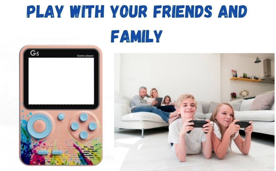 BELOXY Video Game for Kids , Handheld 400 in 1 Games for Kids - Game Box with TV Output & with Gaming Console - Image 2