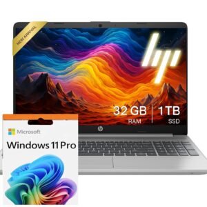 HP 255 G10 Laptop for Home or Work, 16GB RAM, 512GB SSD, 15.6" Full HD