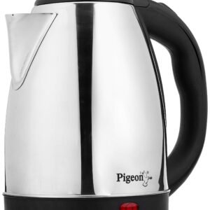 Pigeon by Stovekraft Amaze Plus Electric Kettle (14289) with Stainless Steel Body, 1.5 litre, used for boiling Water