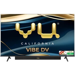 Vu 139cm (55 inches) Vibe Series 4K QLED Smart Google TV 55VIBE-DV