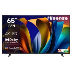 Hisense 108 cm (43 inches) E6N Series 4K Ultra HD Smart LED Google TV 43E6N (Black)