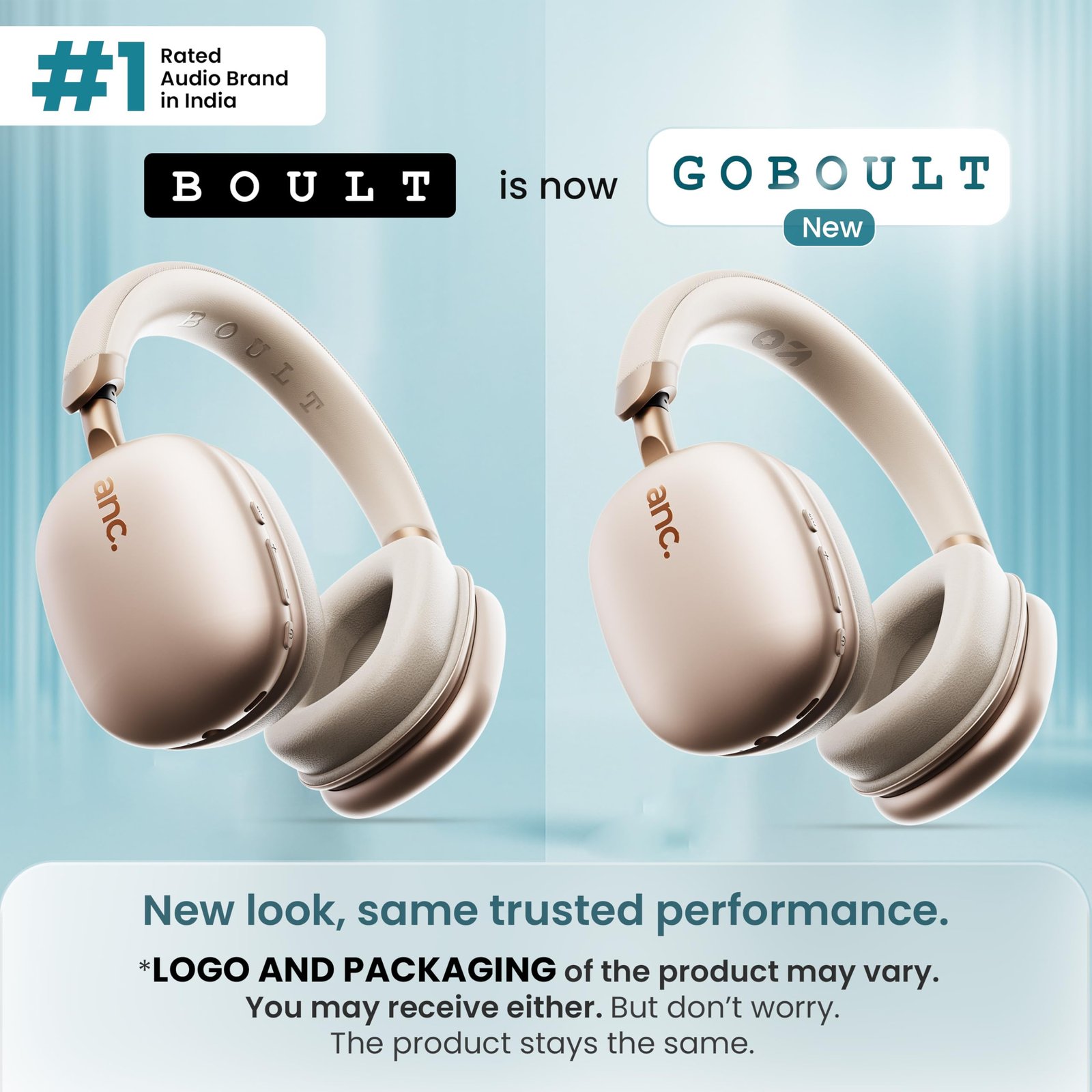 GOBOULT Newly Launched Fluid X Headphones Bluetooth Wireless with 60H Playtime, 40mm Bass Drive - Image 2