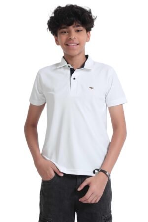 STELLERS Boy's Polo T-Shirt | Wrinkle Free | Quick Dry | Stretchable | Lightweight