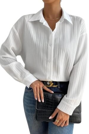 GRECIILOOKS Shirt for Women | Women Shirt | Long Shirt for Women | Shirt Tops for Women | Oversized Shirt